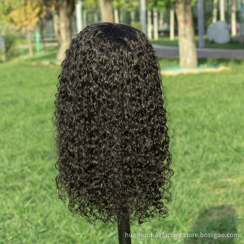 Huashuo 100% Virgin Brazilian Body Wave wigs Lace Front Human Hair Wigs 4*4 Lace Closure Wig For Black Woman